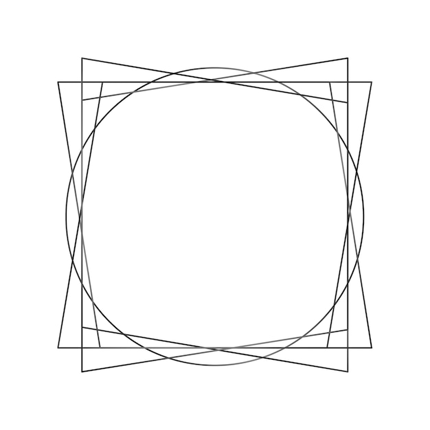 Forma de círculo negro