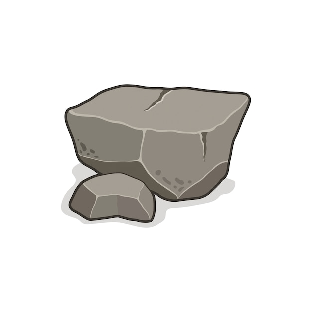 Formación rocosa dibujada a mano