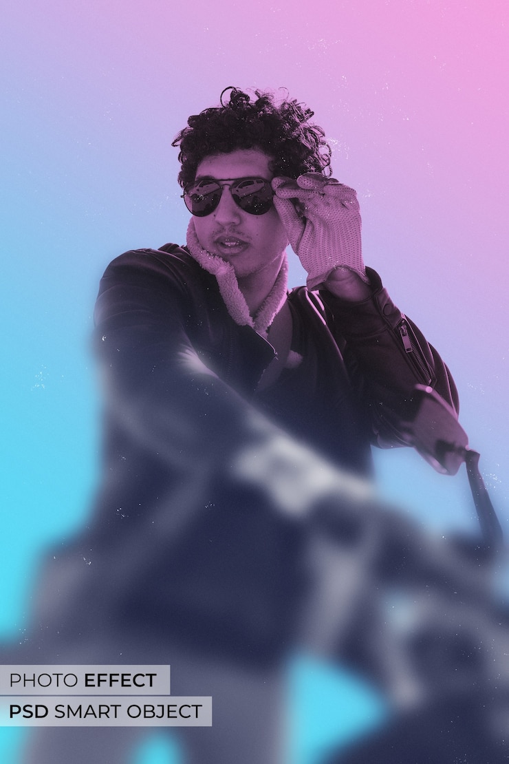 Gratis PSD foto-effect van doorzichtig glas
