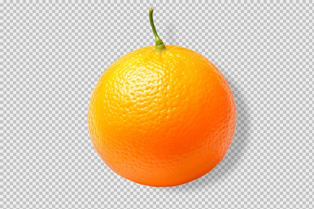 PSD gratuito foto de una naranja aislada sobre un fondo transparente