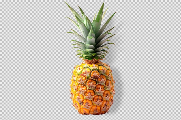 PSD gratuito foto de una piña aislada sobre un fondo transparente