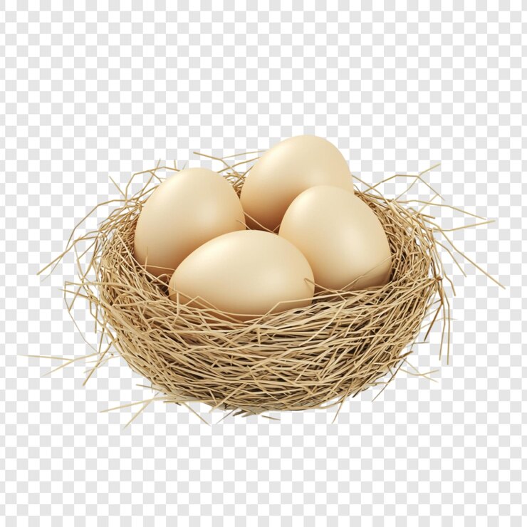 PSD Gratis four eggs nestled in a cozy bird39s nest a symbol of new life and hope