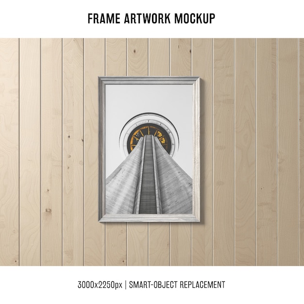 Gratis PSD frame artwork mock up