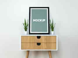 Gratis PSD frame op buck mock up ontwerp