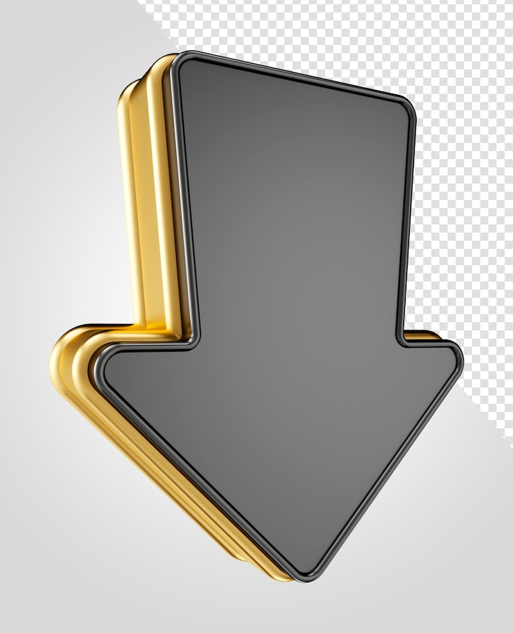 PSD gratuito frecce di direzione di rendering 3d per la composizione