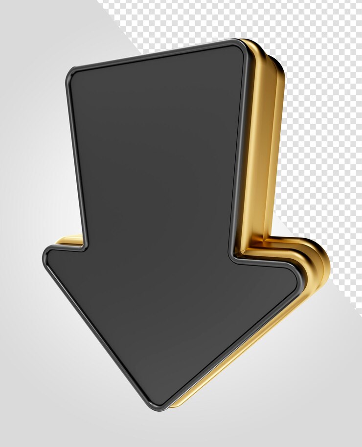 PSD gratuito frecce di direzione di rendering 3d per la composizione