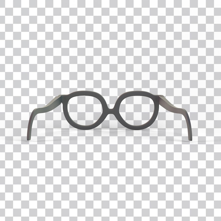 PSD gratuito gafas de dibujos animados