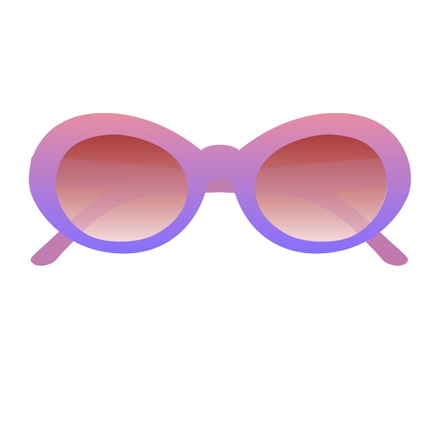 Gafas de sol artículo aislado