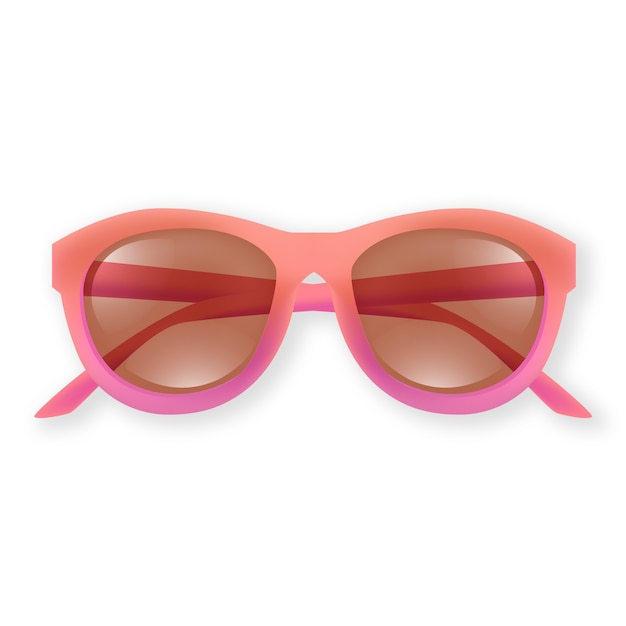 Gafas de sol artículo aislado
