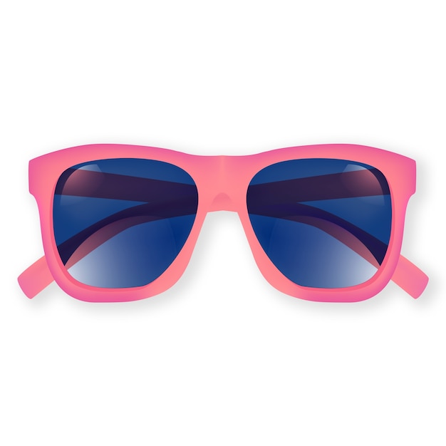 Gafas de sol artículo aislado