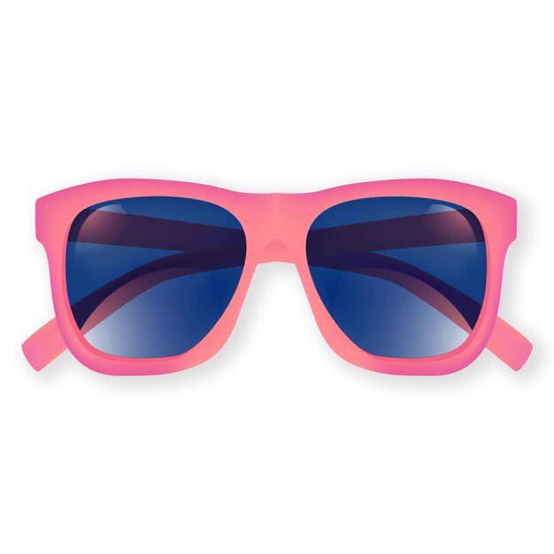 Gafas de sol artículo aislado