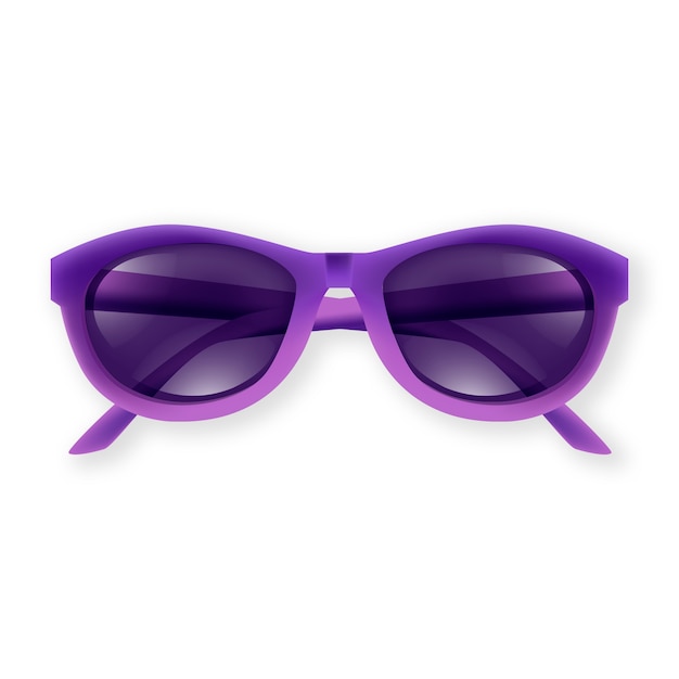 Gafas de sol artículo aislado