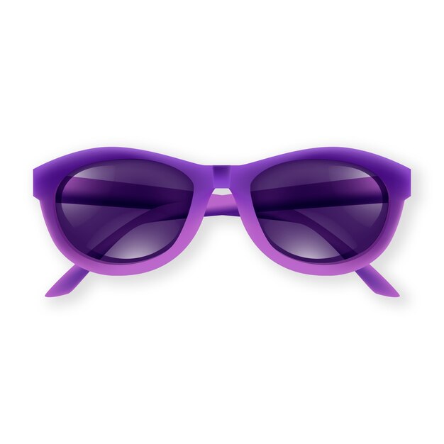 Gafas de sol artículo aislado