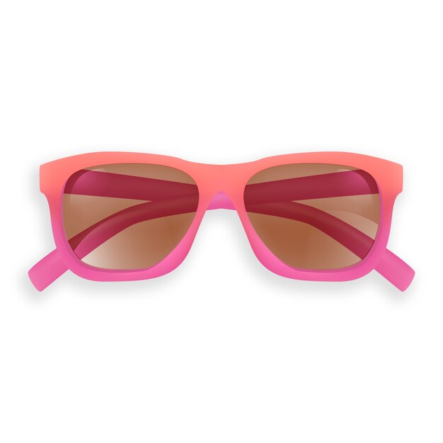 Gafas de sol artículo aislado