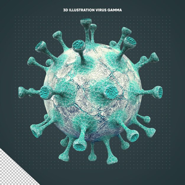 gama de virus 3d