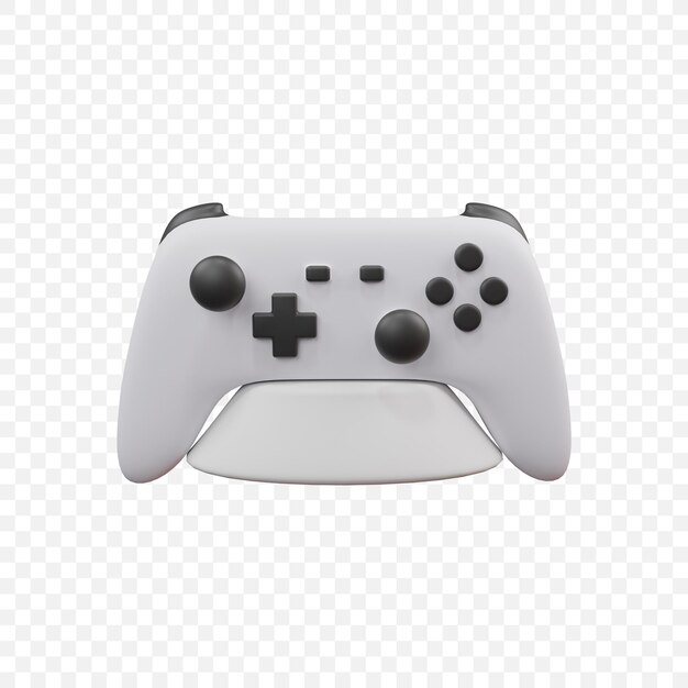 Gamepad controlador de juego icono aislado 3d render ilustración