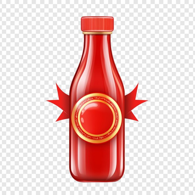 Ganador del premio botella de salsa roja de calidad premium sabor delicioso