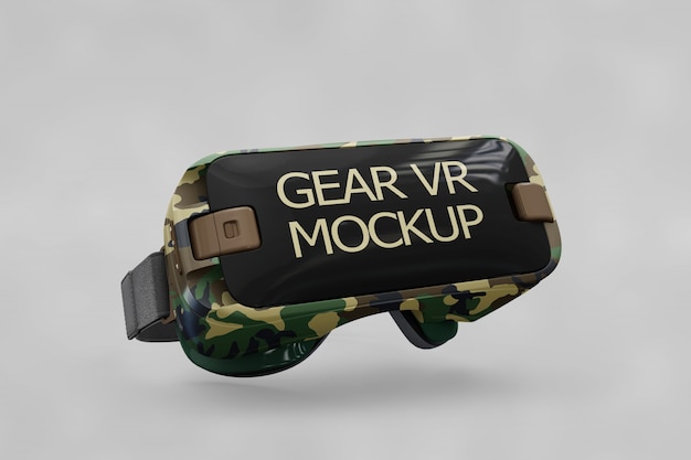 Gratis PSD gear vr mockup