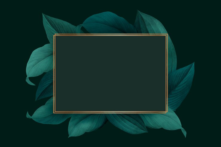 Gratis PSD gebladerte versierd frame