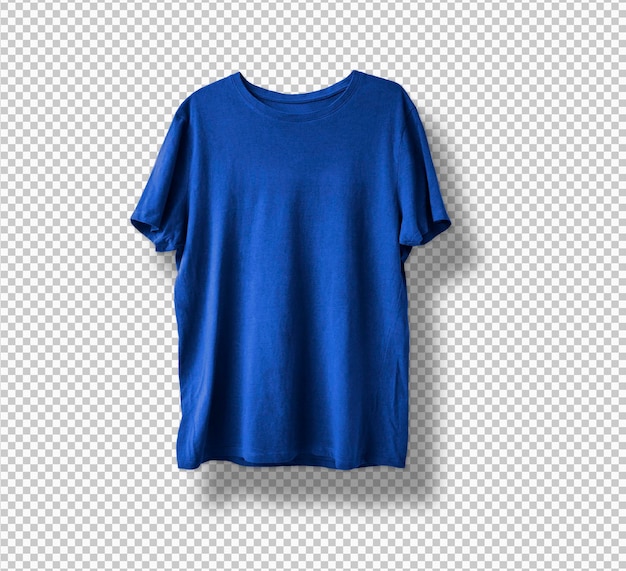 Geïsoleerd blauw t-shirt