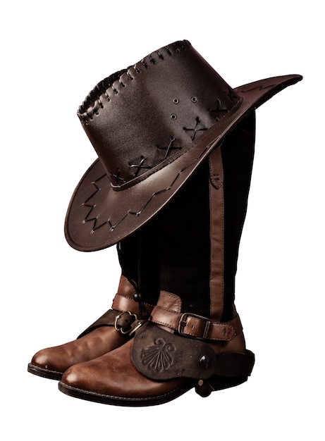 Geïsoleerd cowboy-accessoire