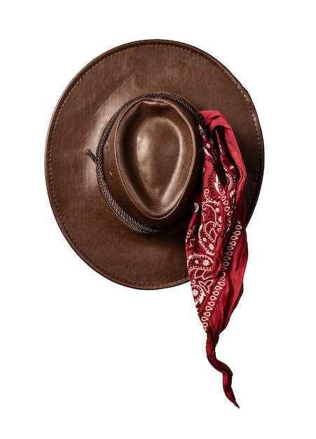 Geïsoleerd cowboy-accessoire