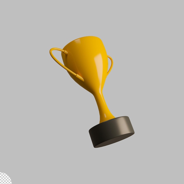 Geïsoleerde 3d trofee icon