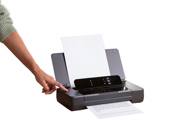 Geïsoleerde toner voor printer