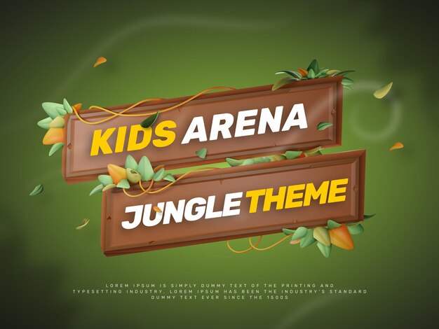 Generador de títulos temáticos de Jungle Park 3D