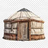 PSD gratuito ger mongolian yurt house aislado en un fondo transparente