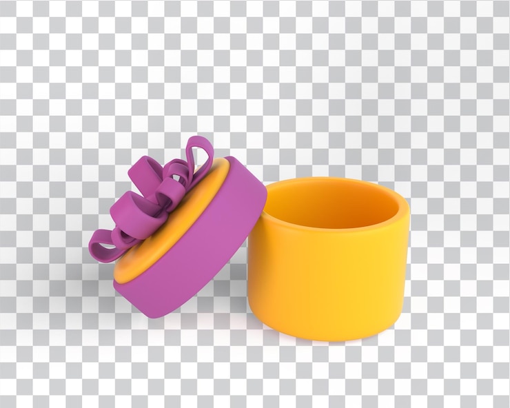 Gratis PSD geschenkdoos linkerkant