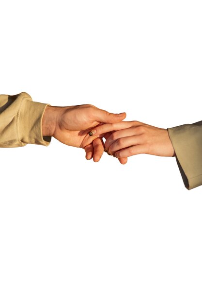 Gestos de las manos que representan la amistad entre las personas