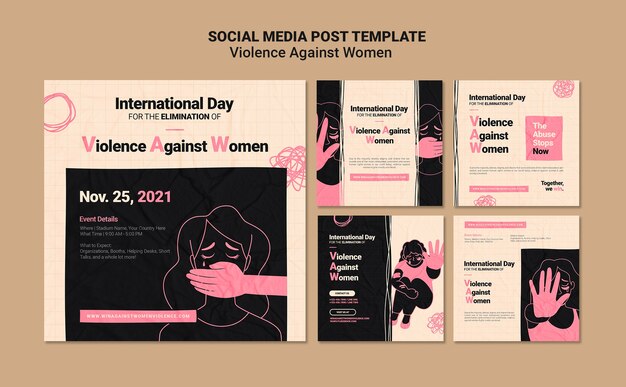 Giornata internazionale per l'eliminazione della violenza contro le donne post instagram