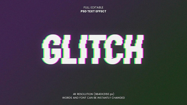 Glitch-teksteffect