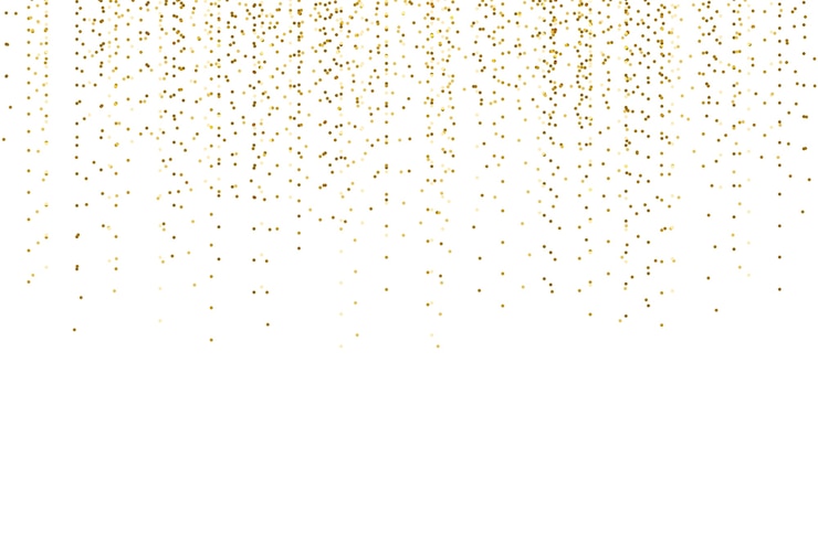 Gratis PSD glitterrand geïsoleerd
