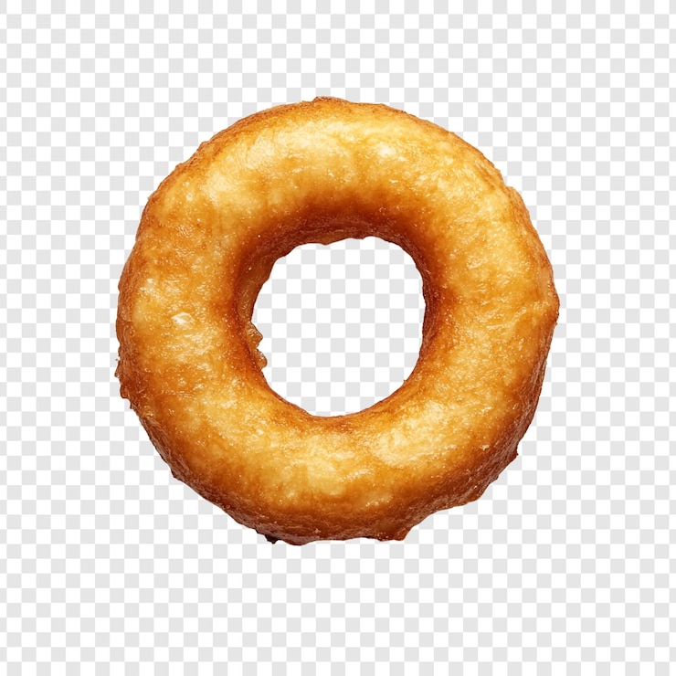 PSD Gratis golden donut delight a simple sweet treat
