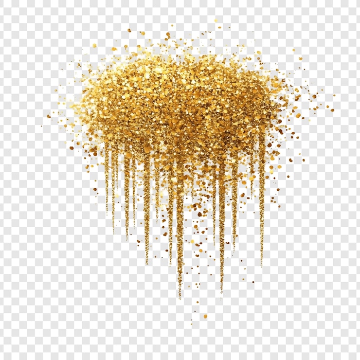 PSD gratuito golden glitter dripping design sparkling background texture (tessuto di sfondo scintillante)
