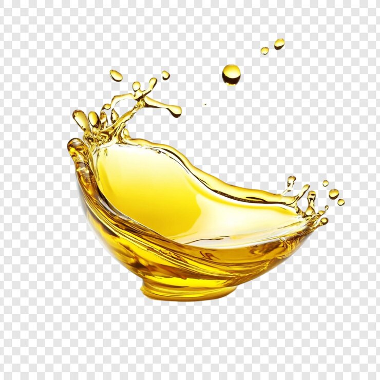 PSD Gratis golden oil splash a dynamic visual of liquid gold