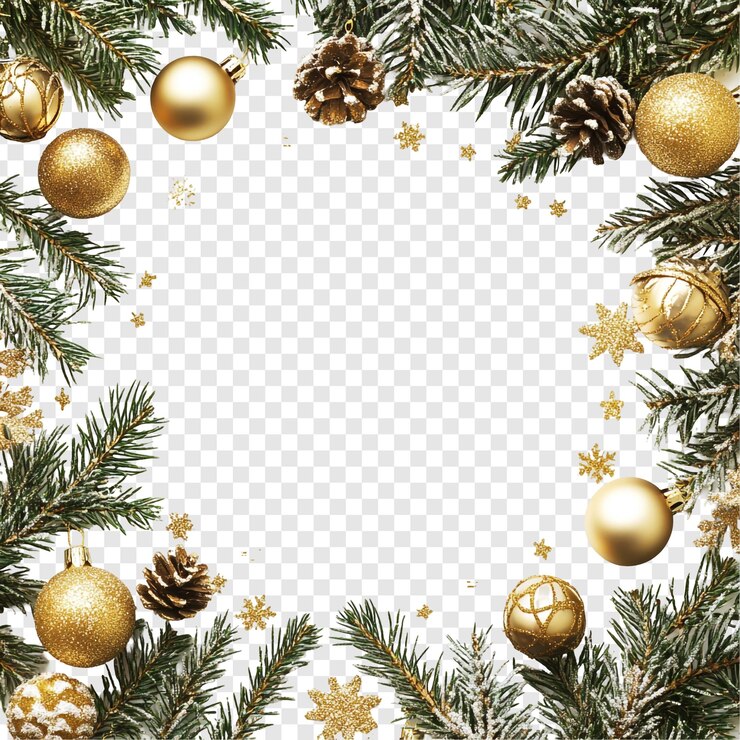 Gratis PSD gouden kerstmarkering