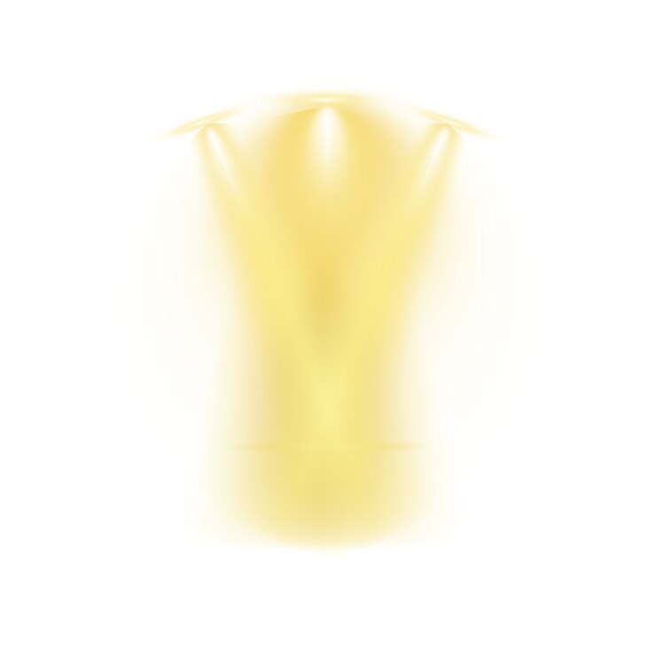 Gratis PSD gouden straal van licht effect