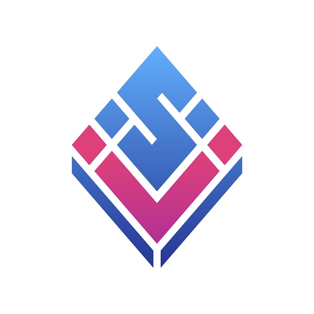 Gradiente frente a la plantilla del logotipo
