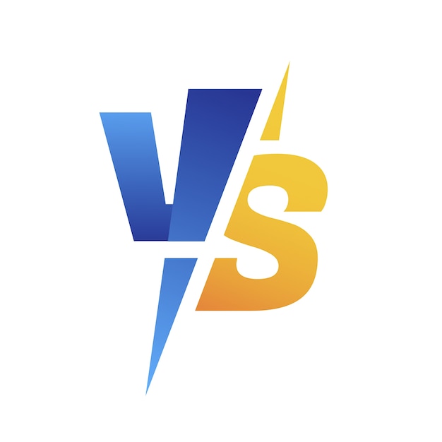 Gradiente frente a la plantilla del logotipo