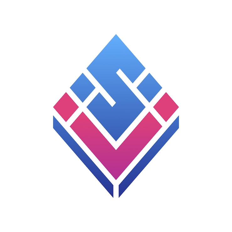 PSD gratuito gradiente versus plantilla de logotipo