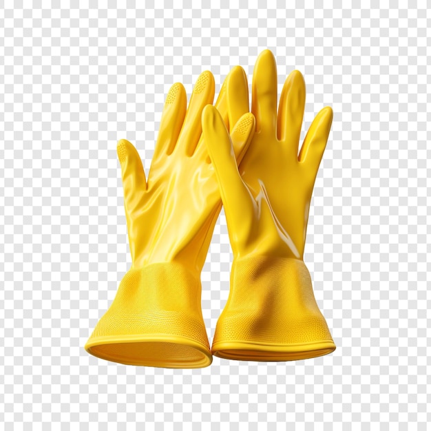 PSD gratuito guantes de goma aislados sobre un fondo transparente