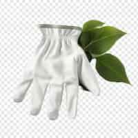 PSD gratuito guantes de jardinería aislados sobre un fondo transparente