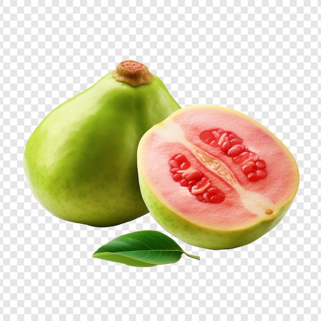 Gratis PSD guava-vruchten geïsoleerd op transparante achtergrond