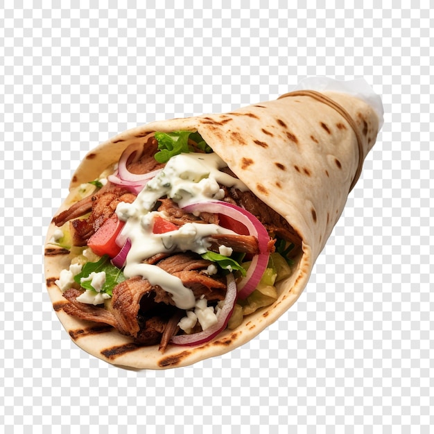 Gratis PSD gyros geïsoleerd op een doorzichtige achtergrond