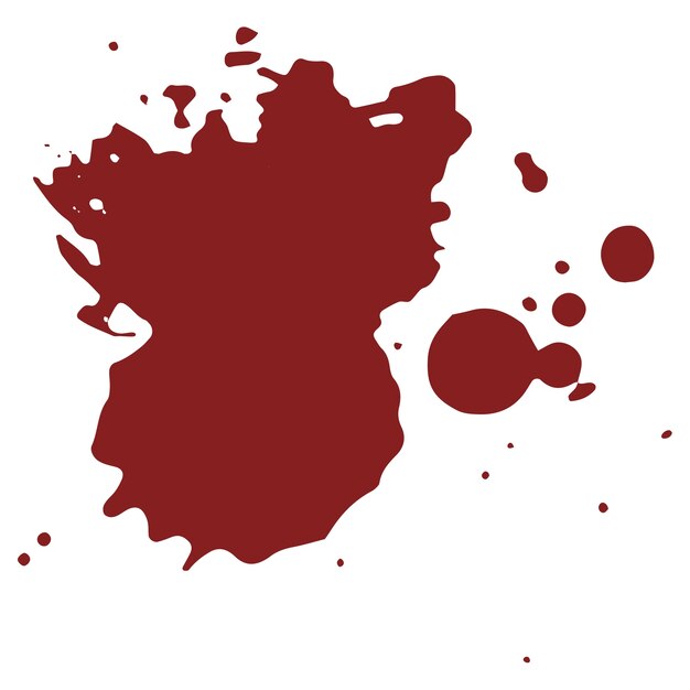 Se ha aislado una salpicadura de sangre extraída a mano.