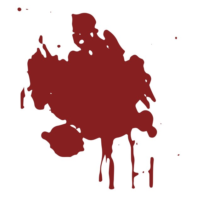 Se ha aislado una salpicadura de sangre extraída a mano.