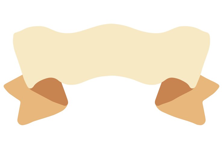 PSD gratuito hand drawn ribbon